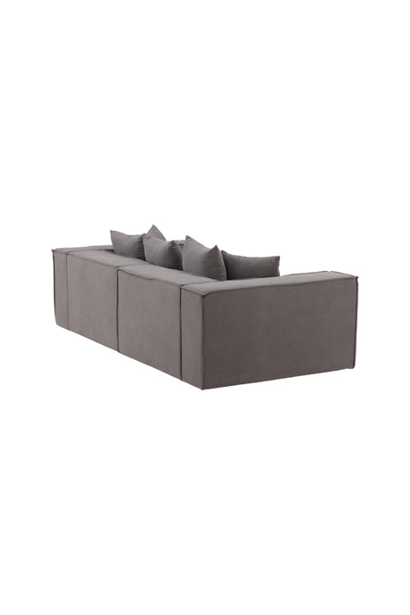 Gillholmen 3 - Sitzer Sofa - grau/Polyester - Leinen - 3 - Sitzer Sofas - ALVAHOME