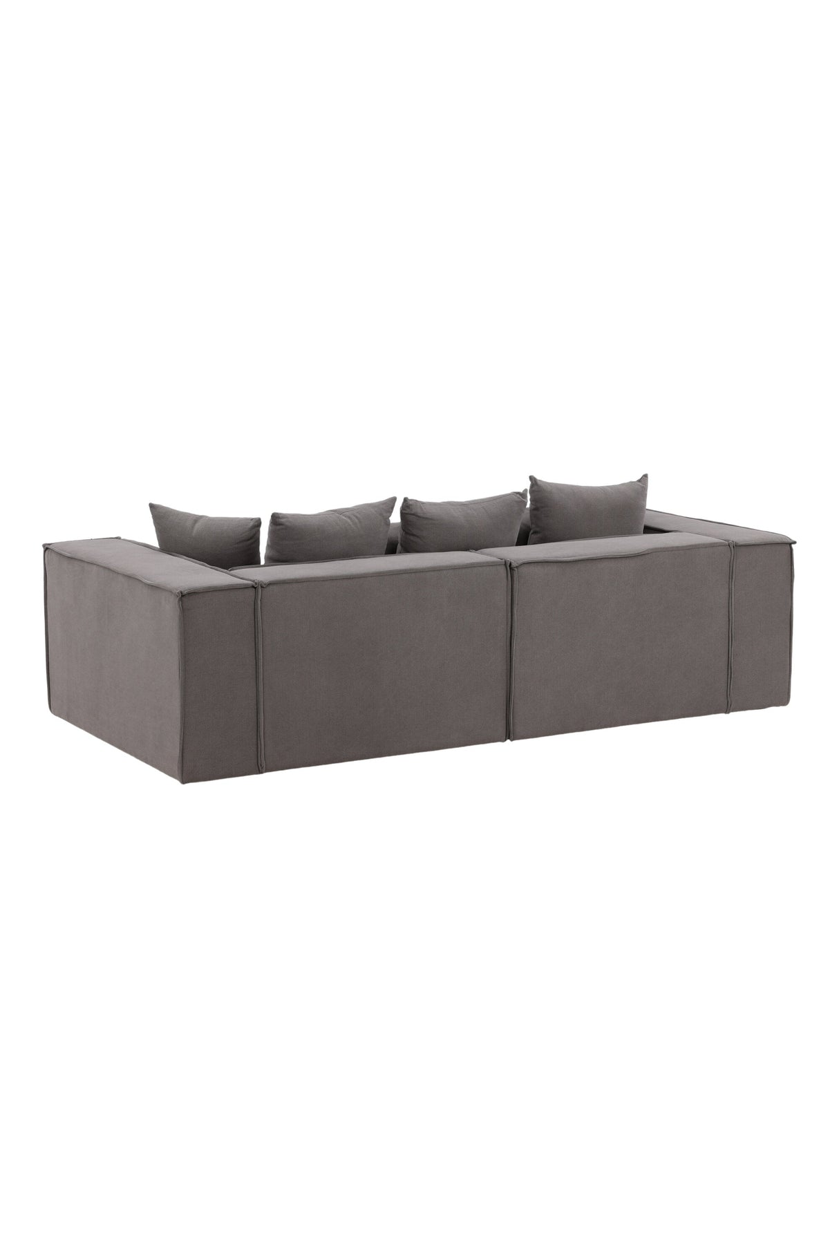 Gillholmen 3 - Sitzer Sofa - grau/Polyester - Leinen - 3 - Sitzer Sofas - ALVAHOME