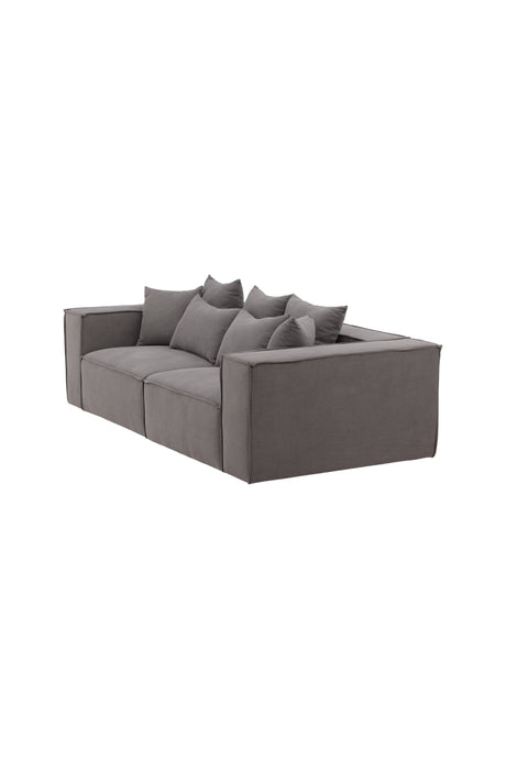 Gillholmen 3 - Sitzer Sofa - grau/Polyester - Leinen - 3 - Sitzer Sofas - ALVAHOME