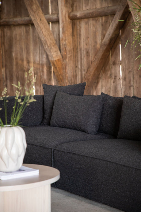 Gillholmen 3 - Sitzer Sofa - schwarz/Bouclé - 3 - Sitzer Sofas - ALVAHOME