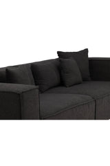 Gillholmen 3 - Sitzer Sofa - schwarz/Bouclé - 3 - Sitzer Sofas - ALVAHOME