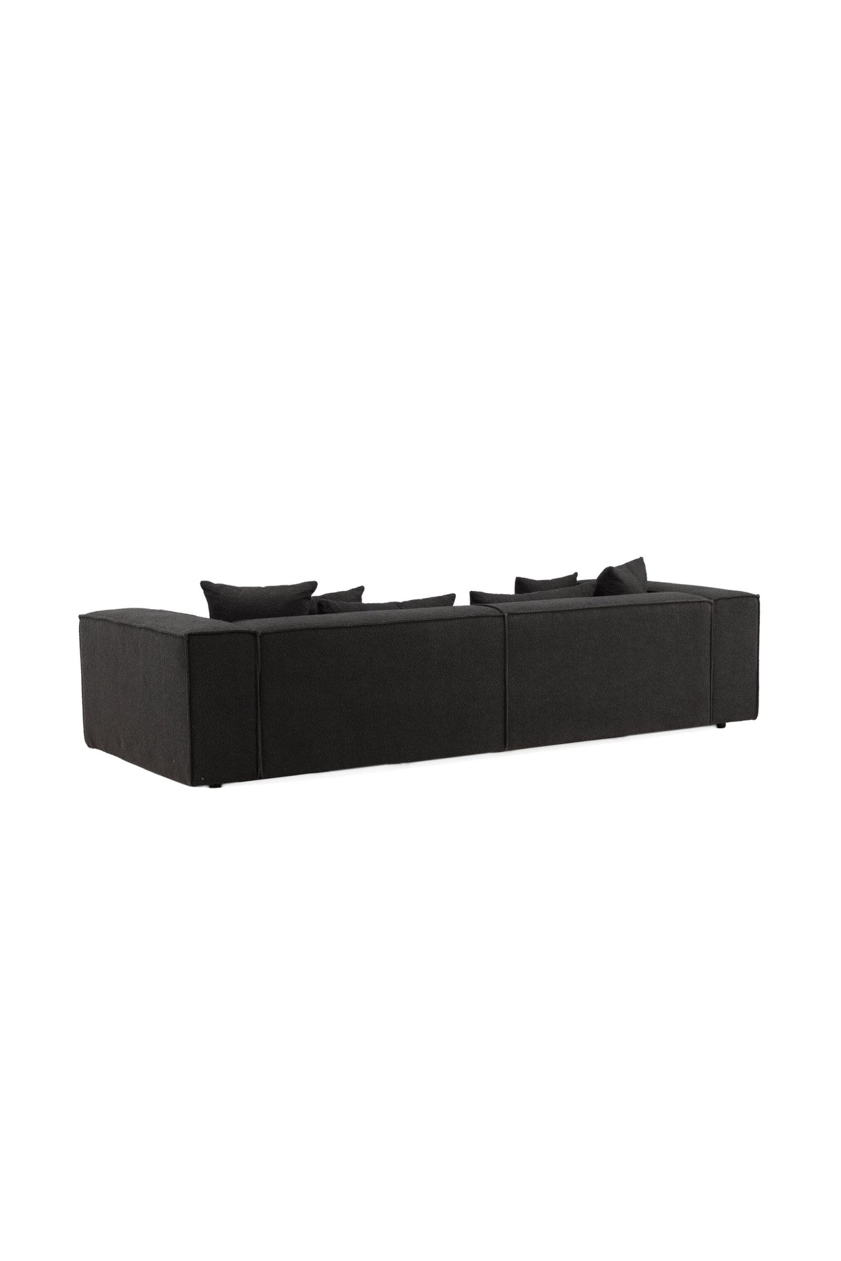 Gillholmen 3 - Sitzer Sofa - schwarz/Bouclé - 3 - Sitzer Sofas - ALVAHOME