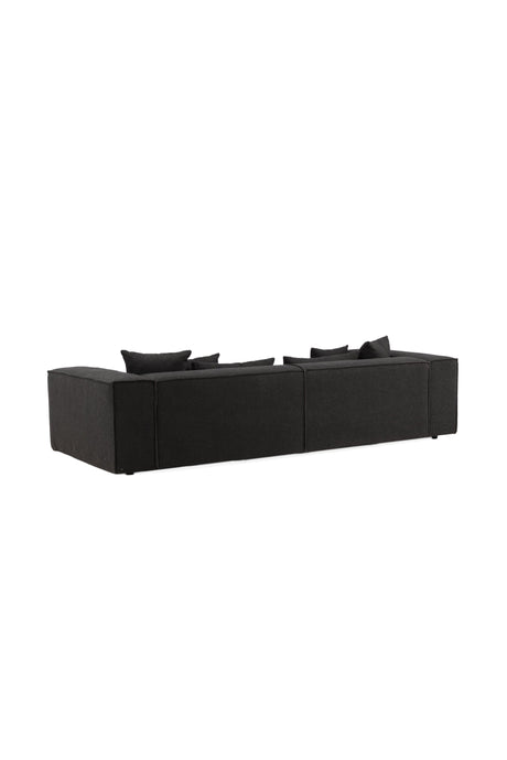 Gillholmen 3 - Sitzer Sofa - schwarz/Bouclé - 3 - Sitzer Sofas - ALVAHOME