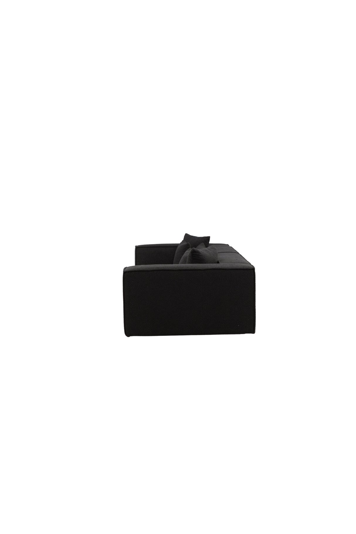 Gillholmen 3 - Sitzer Sofa - schwarz/Bouclé - 3 - Sitzer Sofas - ALVAHOME