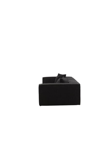Gillholmen 3 - Sitzer Sofa - schwarz/Bouclé - 3 - Sitzer Sofas - ALVAHOME