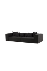 Gillholmen 3 - Sitzer Sofa - schwarz/Bouclé - 3 - Sitzer Sofas - ALVAHOME