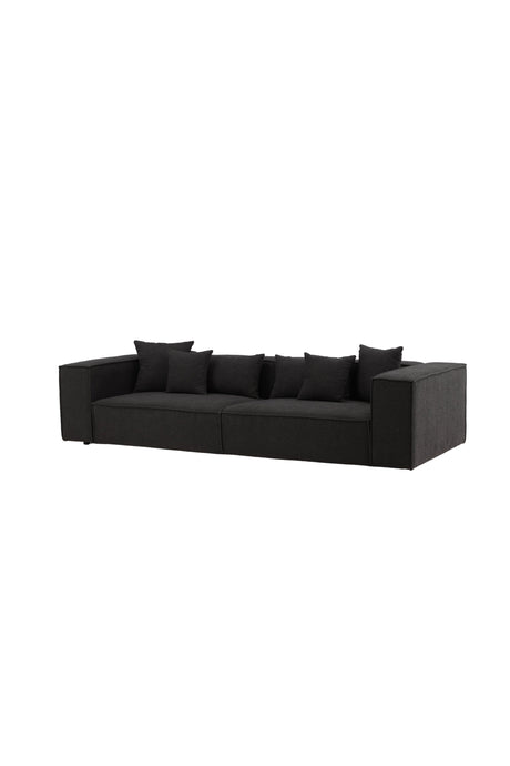 Gillholmen 3 - Sitzer Sofa - schwarz/Bouclé - 3 - Sitzer Sofas - ALVAHOME