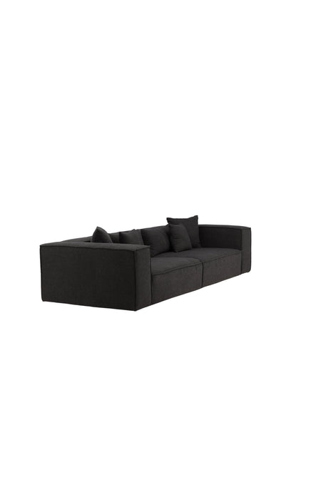 Gillholmen 3 - Sitzer Sofa - schwarz/Bouclé - 3 - Sitzer Sofas - ALVAHOME