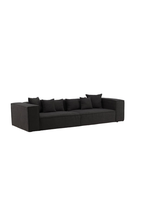 Gillholmen 3 - Sitzer Sofa - schwarz/Bouclé - 3 - Sitzer Sofas - ALVAHOME