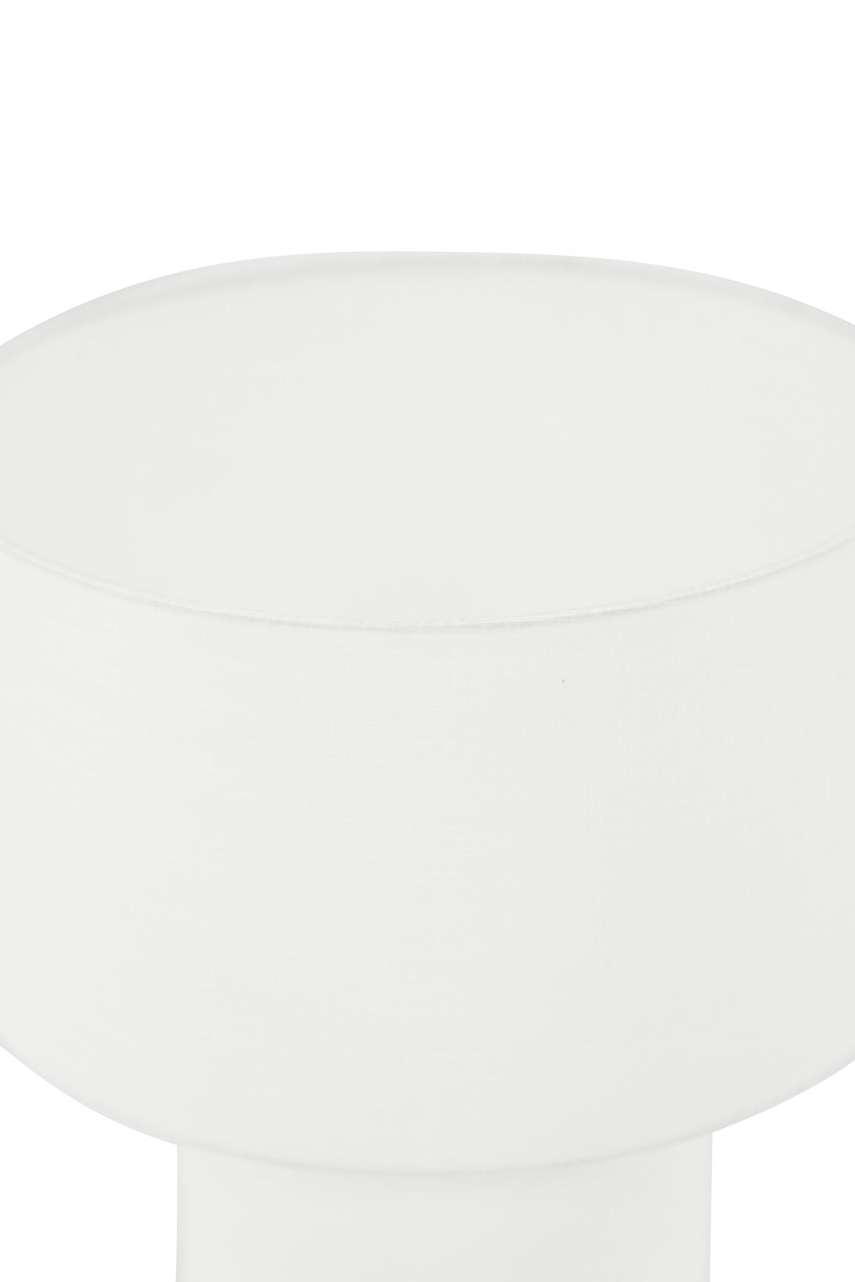 Globia Tischlampe - weiß/Polyester - Leinen - Tischlampen - ALVAHOME
