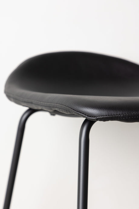 Grebbestad Barhocker - schwarz/Stahl - Barhocker - ALVAHOME