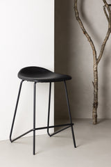 Grebbestad Barhocker - schwarz/Stahl - Barhocker - ALVAHOME