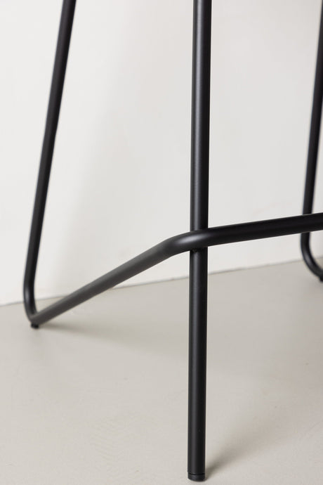 Grebbestad Barhocker - schwarz/Stahl - Barhocker - ALVAHOME