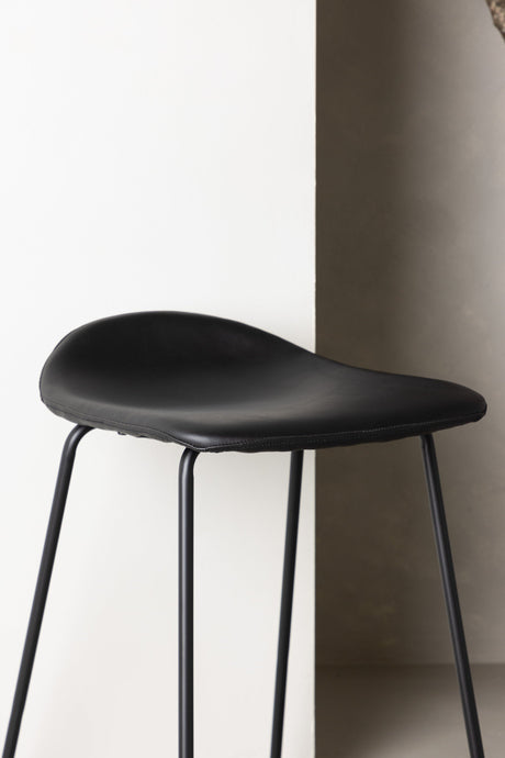 Grebbestad Barhocker - schwarz/Stahl - Barhocker - ALVAHOME