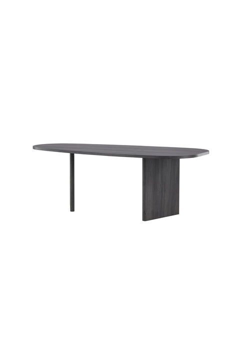 Grönvik ovaler Esstisch - schwarz/MDF - Ovale Esstische - ALVAHOME