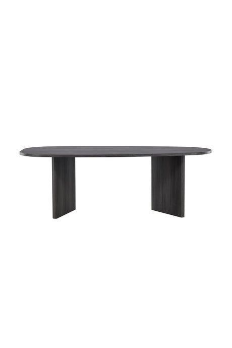 Grönvik ovaler Esstisch - schwarz/MDF - Ovale Esstische - ALVAHOME