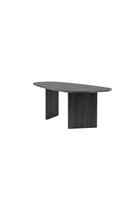 Grönvik ovaler Esstisch - schwarz/MDF - Ovale Esstische - ALVAHOME