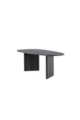 Grönvik ovaler Esstisch - schwarz/MDF - Ovale Esstische - ALVAHOME