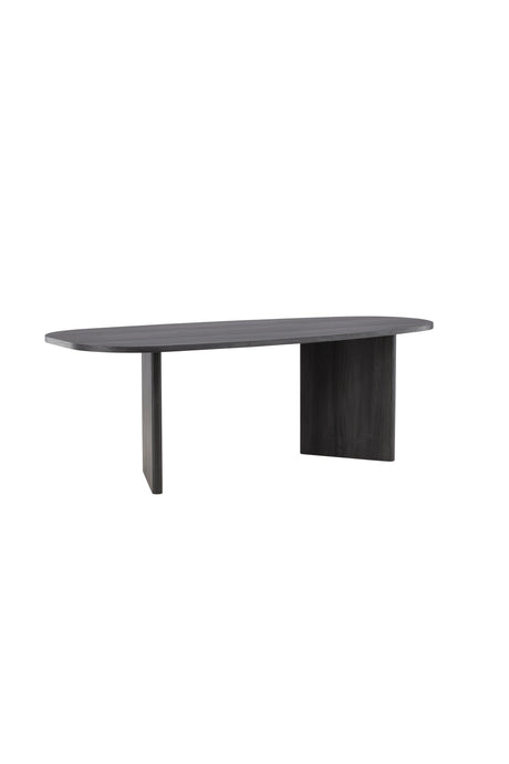 Grönvik ovaler Esstisch - schwarz/MDF - Ovale Esstische - ALVAHOME