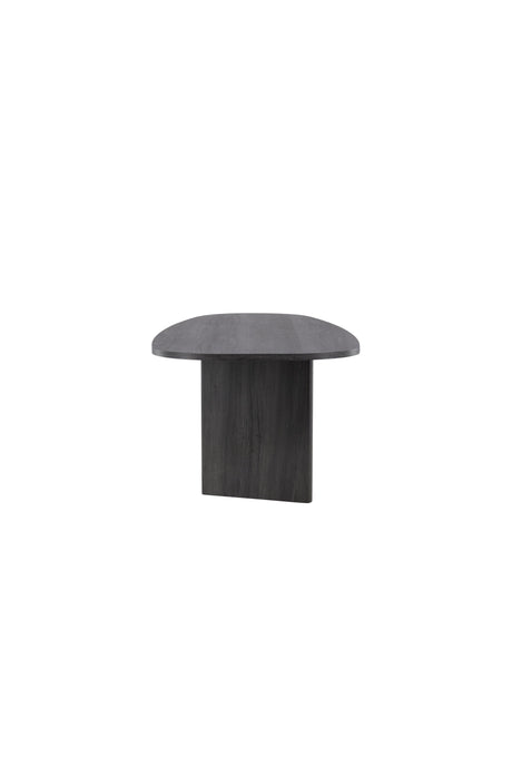 Grönvik ovaler Esstisch - schwarz/MDF - Ovale Esstische - ALVAHOME