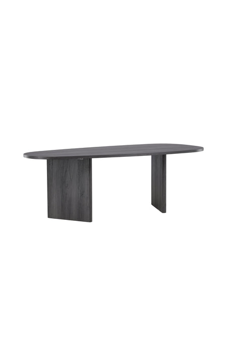 Grönvik ovaler Esstisch - schwarz/MDF - Ovale Esstische - ALVAHOME