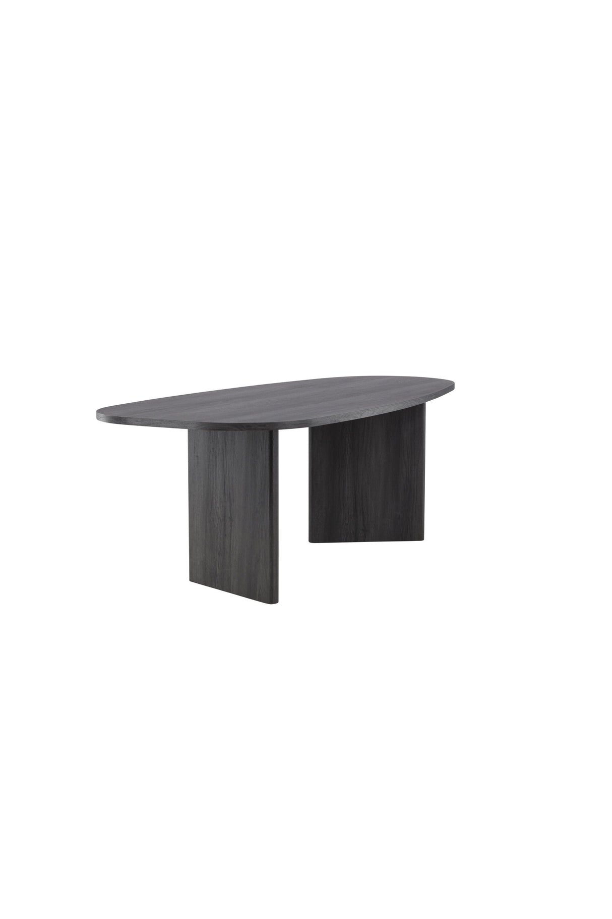 Grönvik ovaler Esstisch - schwarz/MDF - Ovale Esstische - ALVAHOME