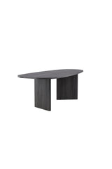 Grönvik ovaler Esstisch - schwarz/MDF - Ovale Esstische - ALVAHOME