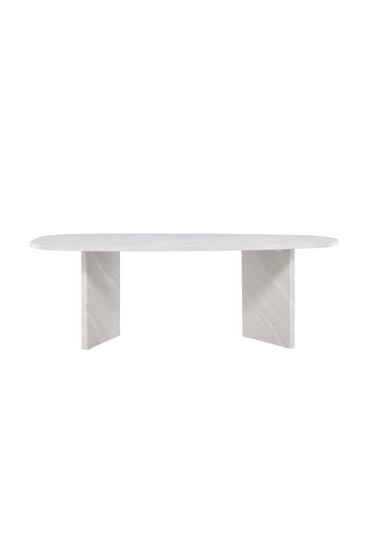 Grönvik ovaler Esstisch - weiß/MDF - Ovale Esstische - ALVAHOME