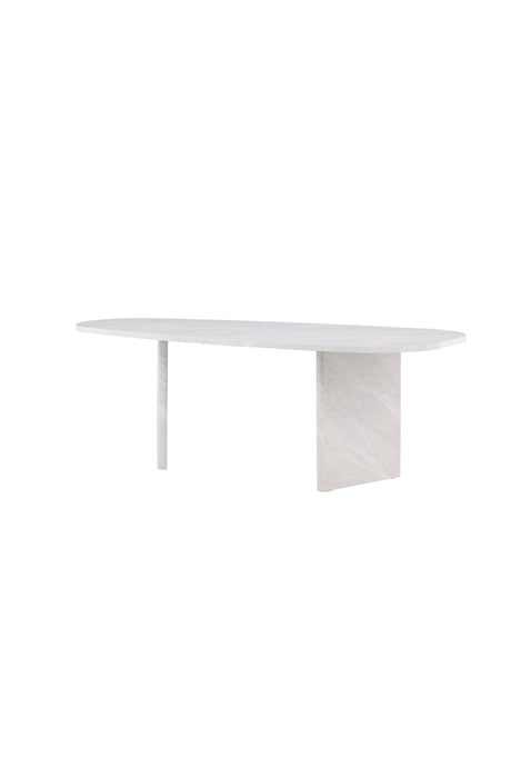 Grönvik ovaler Esstisch - weiß/MDF - Ovale Esstische - ALVAHOME
