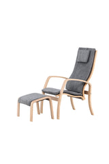 Grötö Lounge - Stuhl - dunkelgrau/Polyester - Lounge - Stühle - ALVAHOME