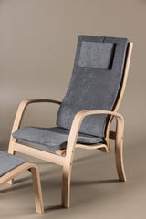 Grötö Lounge - Stuhl - dunkelgrau/Polyester - Lounge - Stühle - ALVAHOME