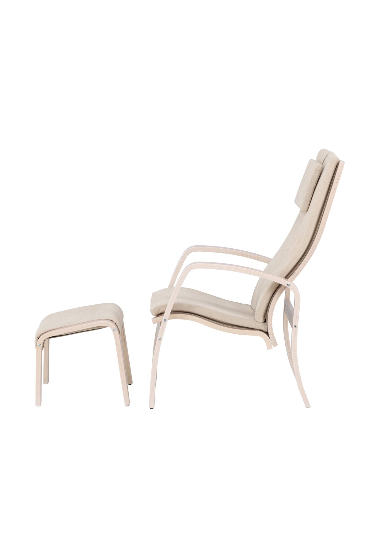 Grötö Lounge - Stuhl - hellgrau/Polyester - Lounge - Stühle - ALVAHOME