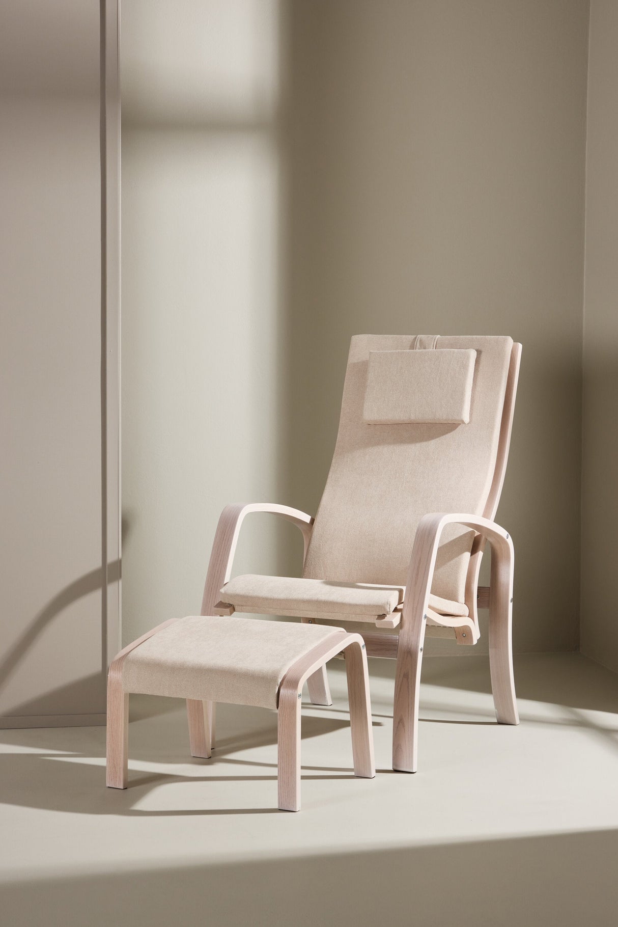 Grötö Lounge - Stuhl - hellgrau/Polyester - Lounge - Stühle - ALVAHOME