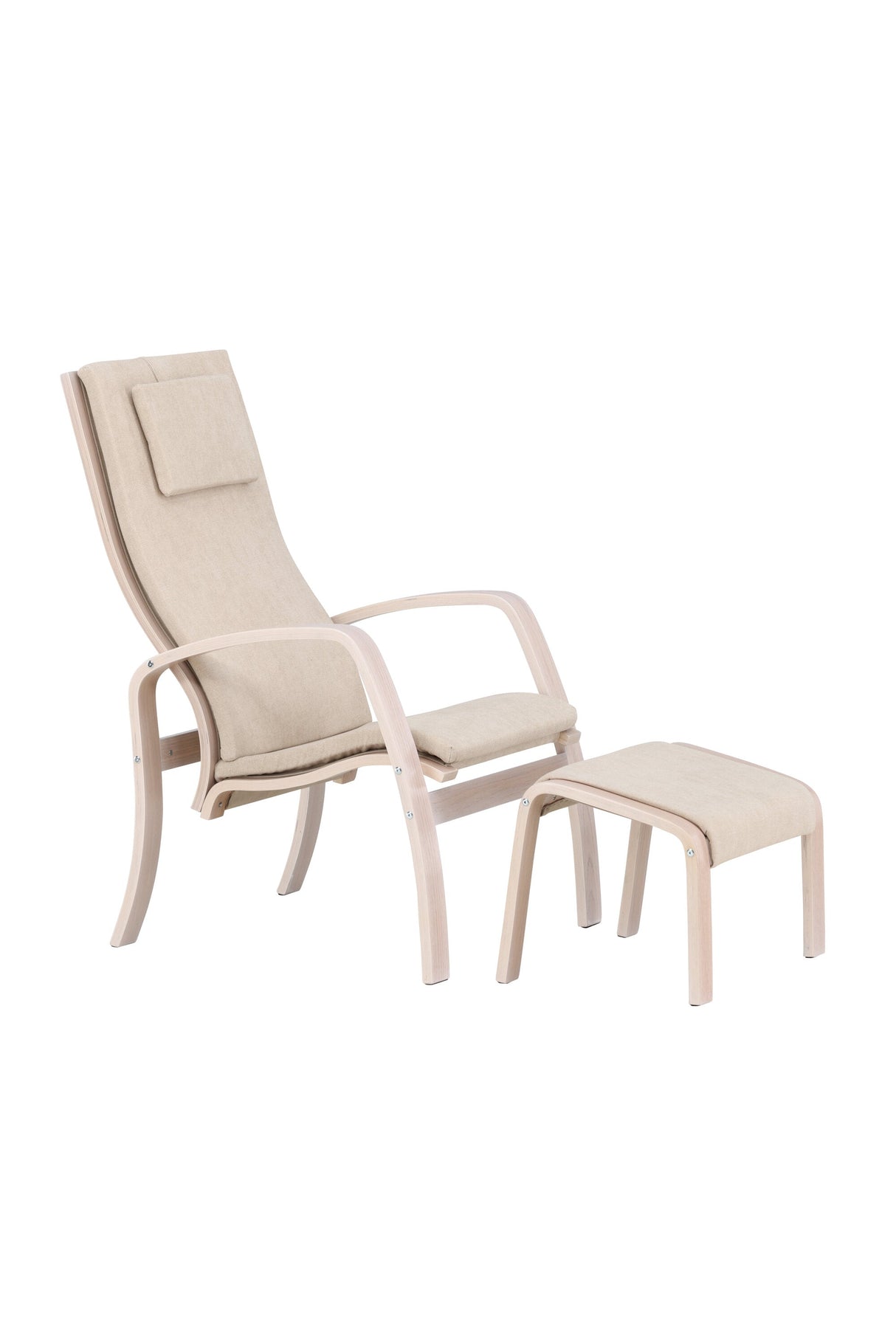 Grötö Lounge - Stuhl - hellgrau/Polyester - Lounge - Stühle - ALVAHOME