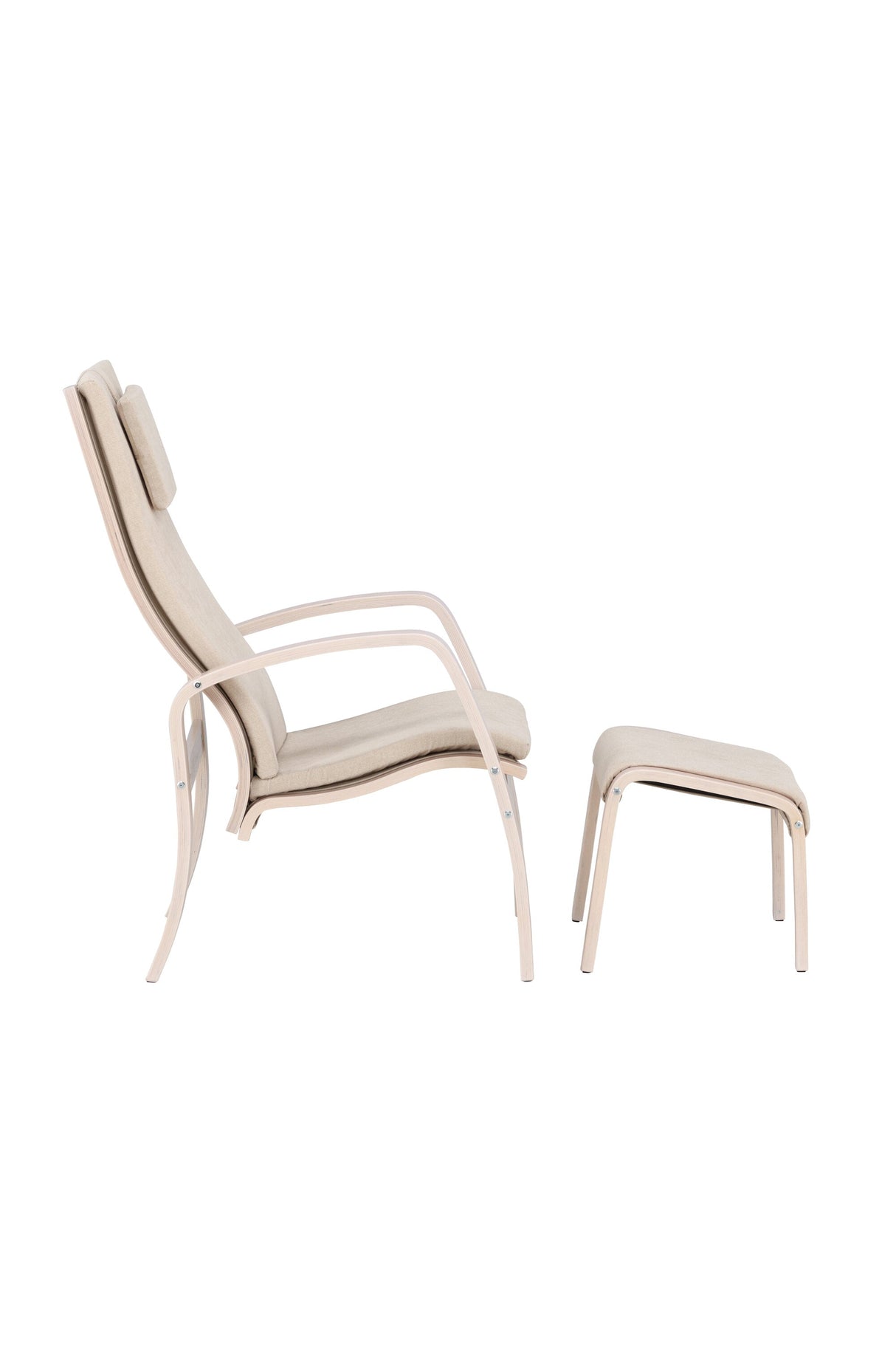 Grötö Lounge - Stuhl - hellgrau/Polyester - Lounge - Stühle - ALVAHOME