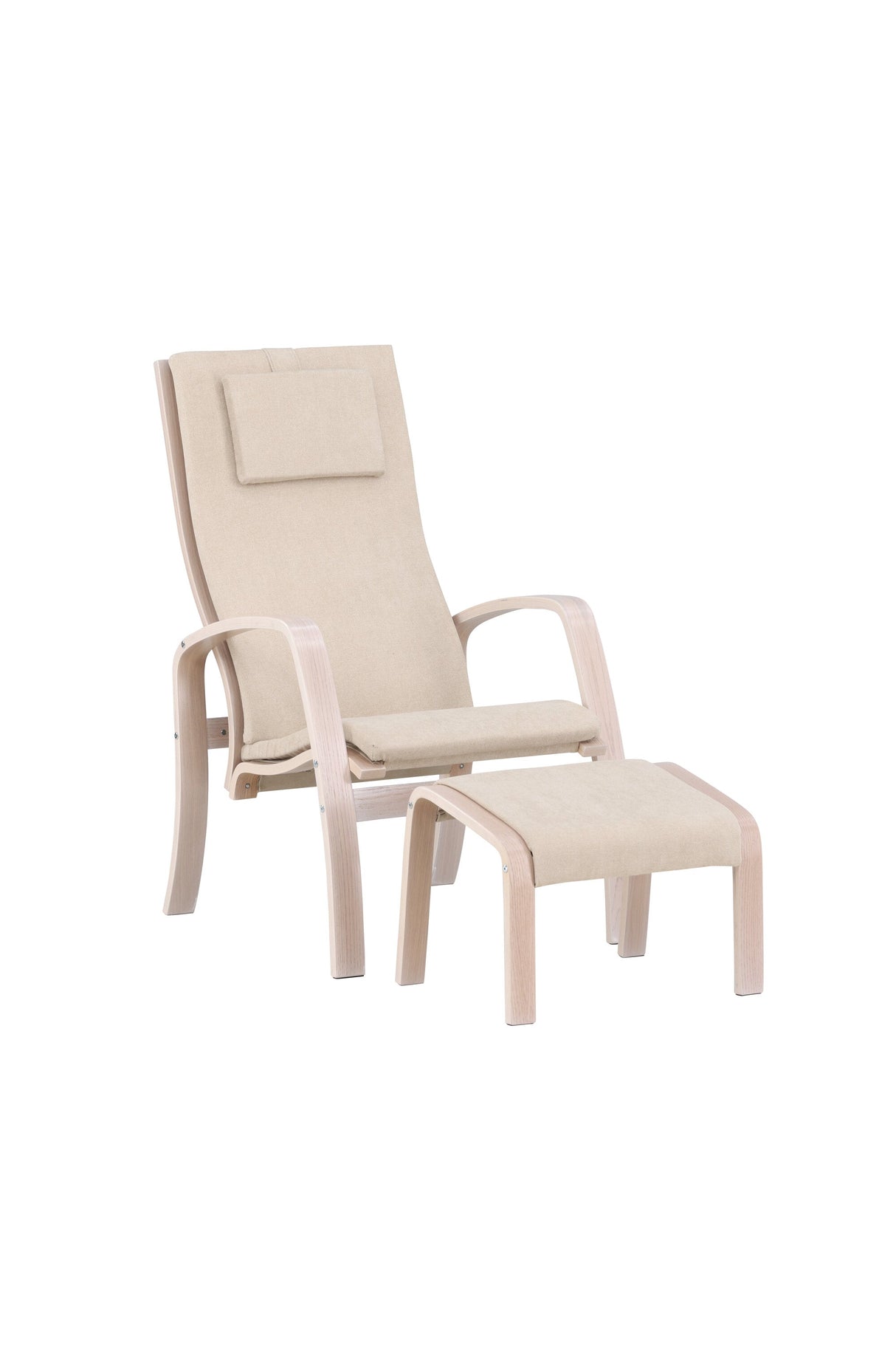 Grötö Lounge - Stuhl - hellgrau/Polyester - Lounge - Stühle - ALVAHOME