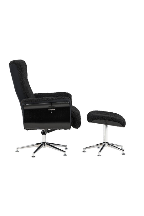 Hagön Lounge - Stuhl - dunkelgrau/Polyester - Lounge - Stühle - ALVAHOME