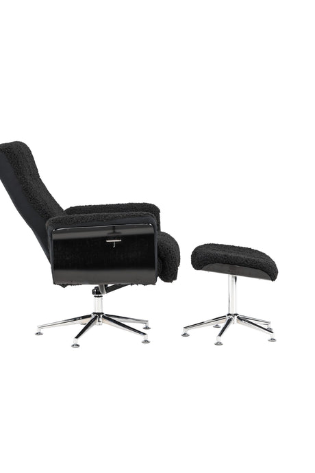 Hagön Lounge - Stuhl - dunkelgrau/Polyester - Lounge - Stühle - ALVAHOME
