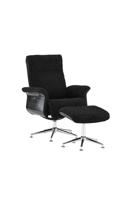 Hagön Lounge - Stuhl - dunkelgrau/Polyester - Lounge - Stühle - ALVAHOME