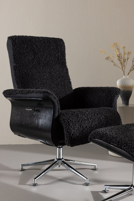 Hagön Lounge - Stuhl - dunkelgrau/Polyester - Lounge - Stühle - ALVAHOME