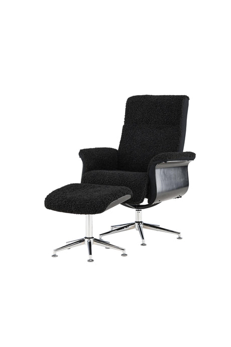 Hagön Lounge - Stuhl - dunkelgrau/Polyester - Lounge - Stühle - ALVAHOME