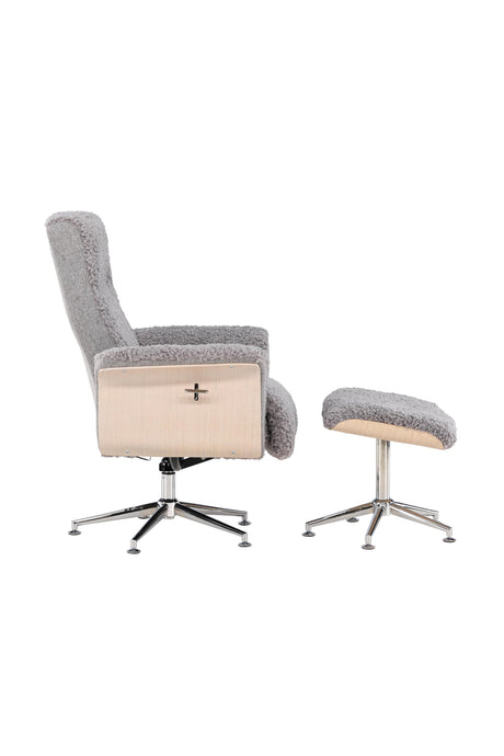 Hagön Lounge - Stuhl - grau/Polyester - Lounge - Stühle - ALVAHOME