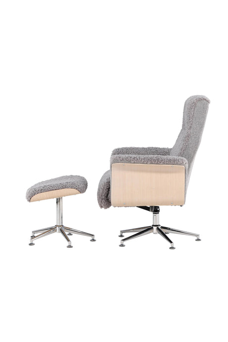 Hagön Lounge - Stuhl - grau/Polyester - Lounge - Stühle - ALVAHOME