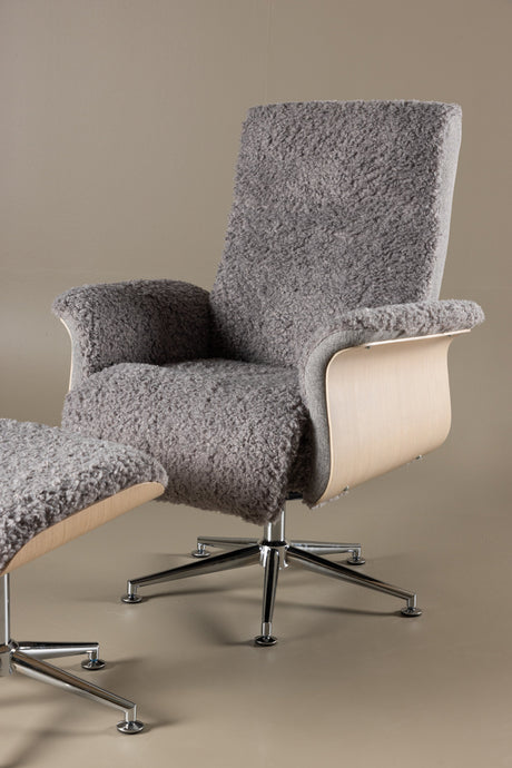 Hagön Lounge - Stuhl - grau/Polyester - Lounge - Stühle - ALVAHOME