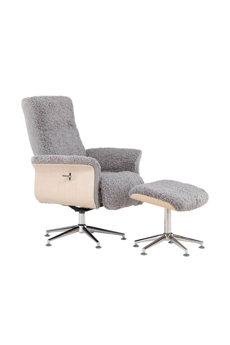 Hagön Lounge - Stuhl - grau/Polyester - Lounge - Stühle - ALVAHOME
