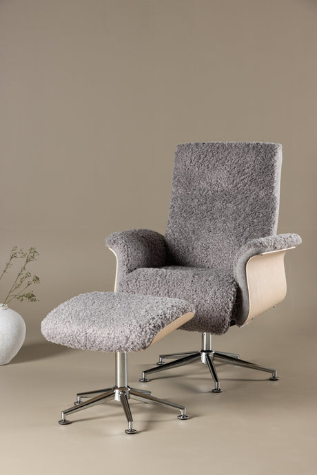 Hagön Lounge - Stuhl - grau/Polyester - Lounge - Stühle - ALVAHOME