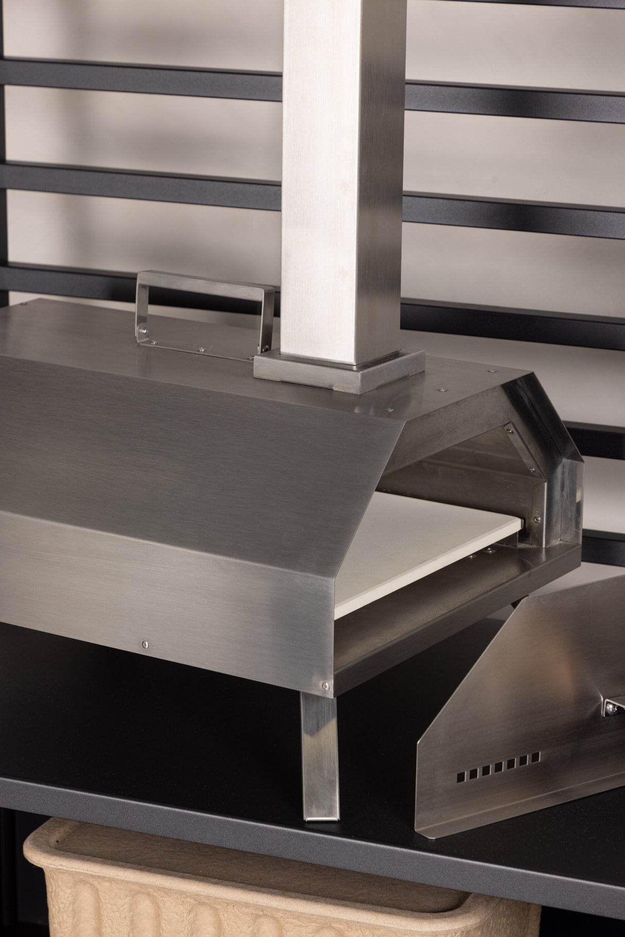 Hamnå Pizzaofen - silber/Stahl - Pizzaöfen - ALVAHOME