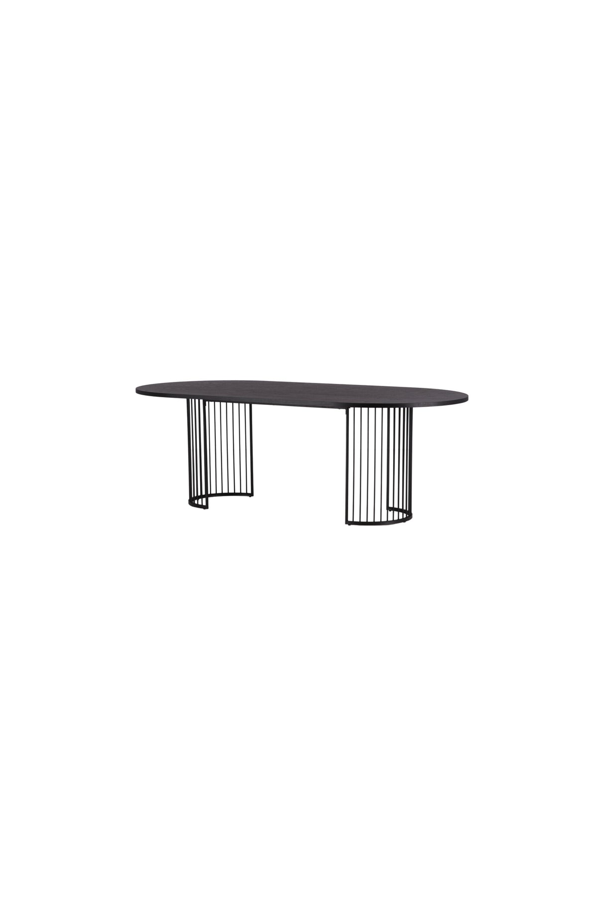 Hamneskär ovaler Esstisch - schwarz/MDF - Ovale Esstische - ALVAHOME