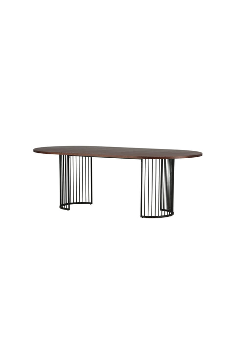 Hamneskär ovaler Esstisch - walnuss/MDF - Ovale Esstische - ALVAHOME