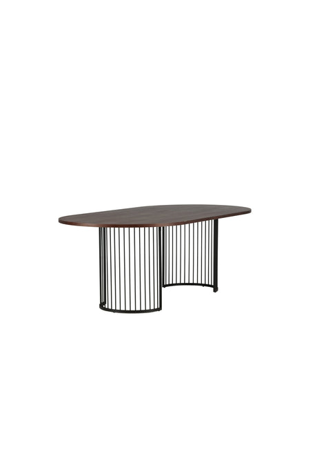 Hamneskär ovaler Esstisch - walnuss/MDF - Ovale Esstische - ALVAHOME